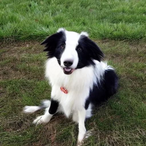 Prompt: border collie named freya