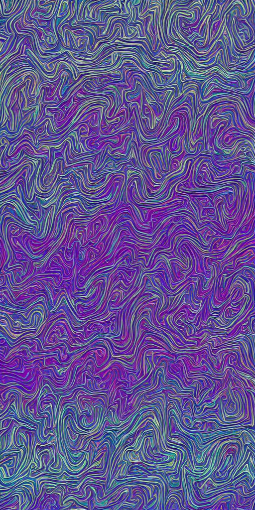 Image similar to abstract waveforms of audio in shades of purple