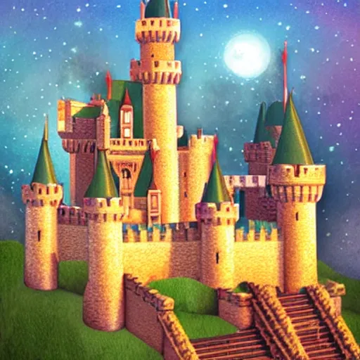 Image similar to Fantasy Castle