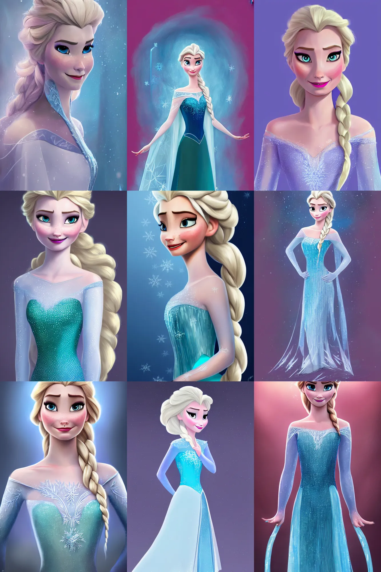 disney frozen 3 poster, Stable Diffusion