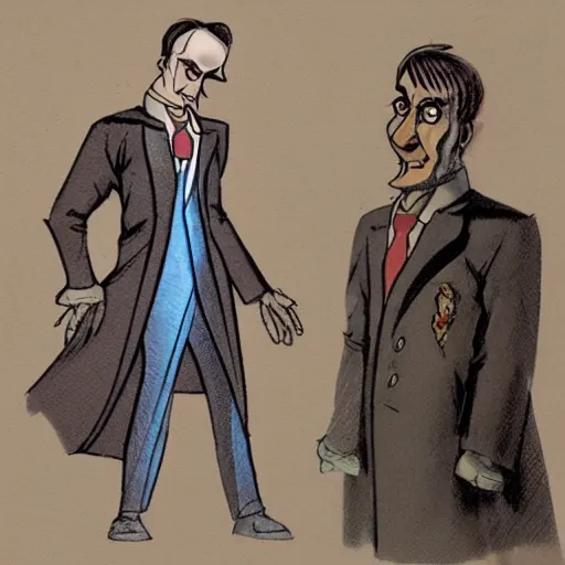 Prompt: concept art of doctor from the soviet cartoon with inscription Ai Bolit