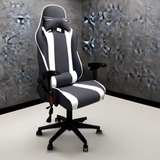 Image similar to gaming chair as a toilet realistic 4 k studio photo