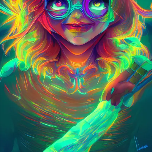 Image similar to skill magic deepdream radiating a glowing aura stuff loot legends stylized digital illustration video game icon artstation lois van baarle, ilya kuvshinov, rossdraws,