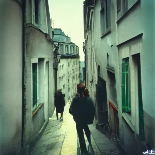 Image similar to photo, montmartre, portrait, kodak ektachrome 1 2 0,