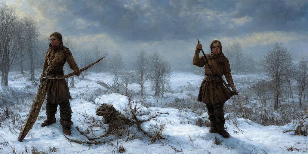 Image similar to Frost dragon by Daniel Ridgway Knight