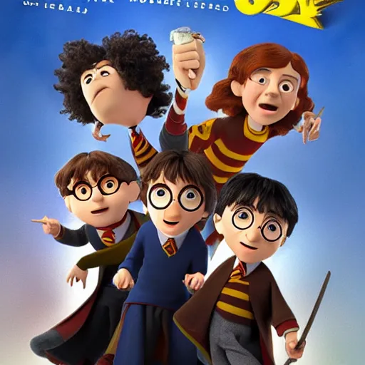 Image similar to harry potter, by pixar