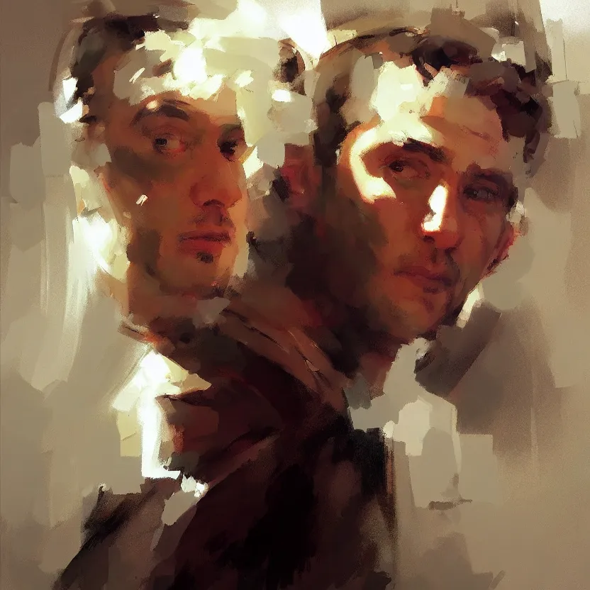 Image similar to A beautiful character portrait painting by Craig Mullins