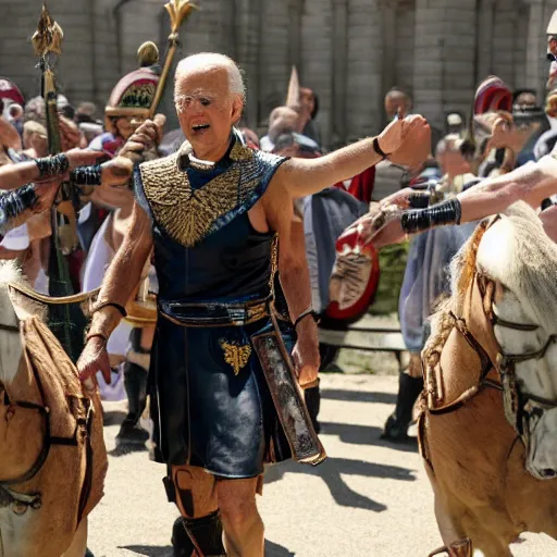 Image similar to joe biden as a roman gladiator