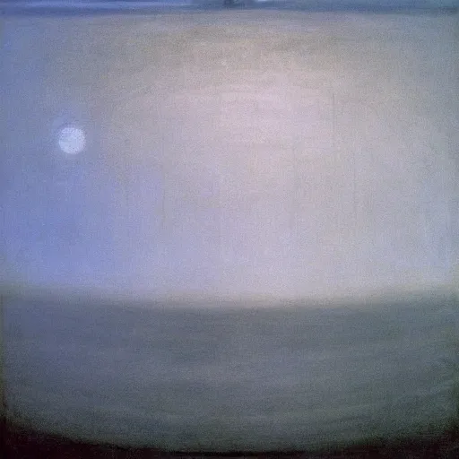 Image similar to the abstract painting'arctic void ', by caspar david friedrich, by rothko