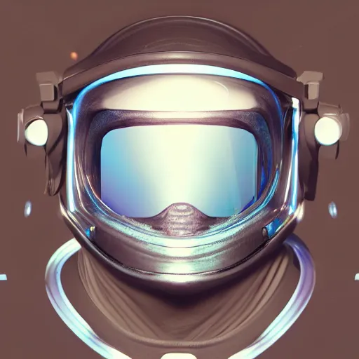 Image similar to concept art diver astronaut in underwater futuristic dark and empty spaceship. infrared complex and hyperdetailed technical suit design. meka helmet. reflection and dispersion materials rays and dispersion of light breaking through the deep water. 3 5 mm, f / 3 2. noise film photo. flash photography. trend artstation