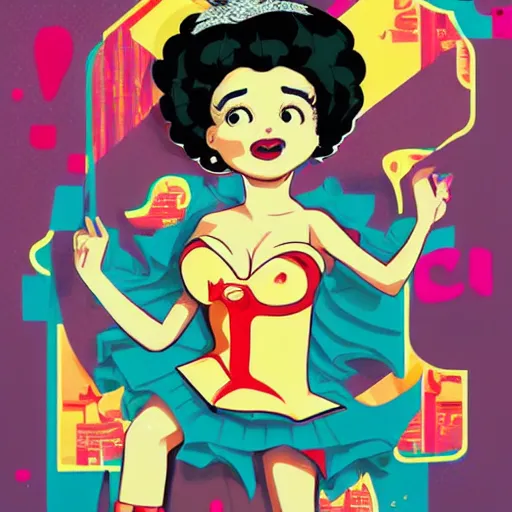 ▷ Painting Betty Boop by Marie G.