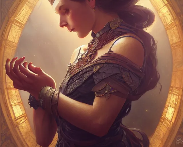 Image similar to photography of till freitag, deep focus, d & d, fantasy, intricate, elegant, highly detailed, digital painting, artstation, concept art, matte, sharp focus, illustration, hearthstone, art by artgerm and greg rutkowski and alphonse mucha