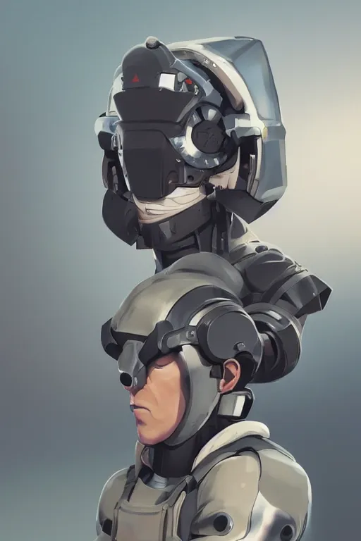 Image similar to robot ninja mask helmet metal gear solid training suit swat commando, aesthetic octane render, 8 k hd resolution, by ilya kuvshinov and cushart krentz and gilleard james, by carl warner and jim woodring, trending on artstation : 1. 5, sweet joy harmony color scheme