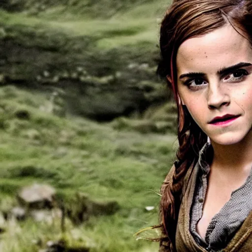 Image similar to emma watson as a hobbit