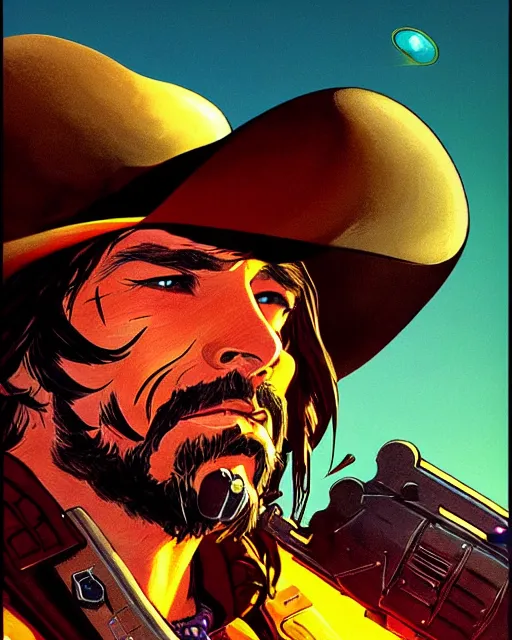 mccree from overwatch, space cowboy, character | Stable Diffusion | OpenArt