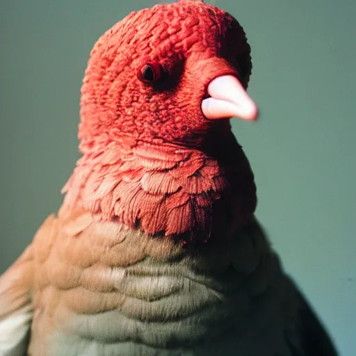 Prompt: a photo of birdo as a real person, 3 5 mm photography