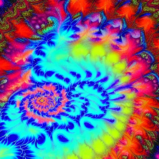 Image similar to a huge cosmic beautiful pool in an fractal landscape tiedye batik by christopher williams, trending on artstation