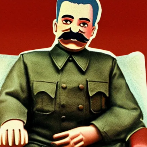 Prompt: stalin as a stuffed animal