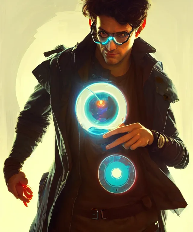 Image similar to Hacker man hacks computer, highly detailed, digital painting, artstation, concept art, smooth, sharp focus, illustration, art by artgerm and greg rutkowski and alphonse mucha