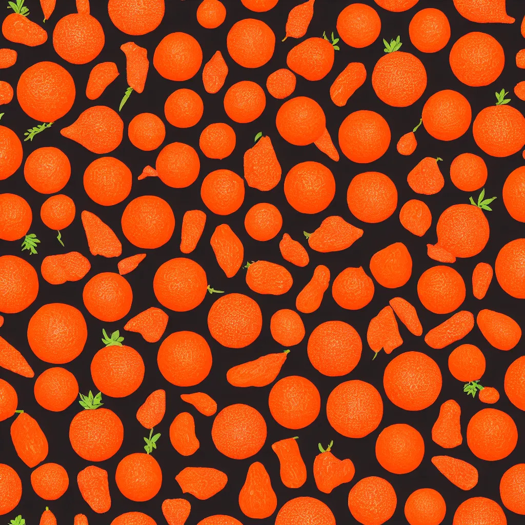 Image similar to seamless orange fruit texture art, 4k