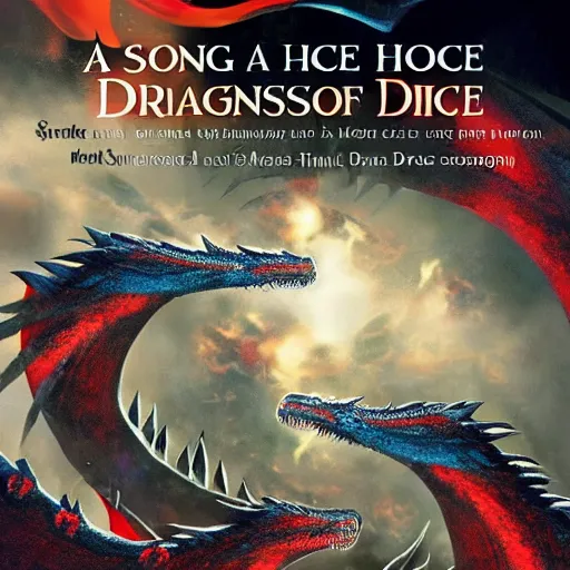 Prompt: a song of fire and ice house of dragons