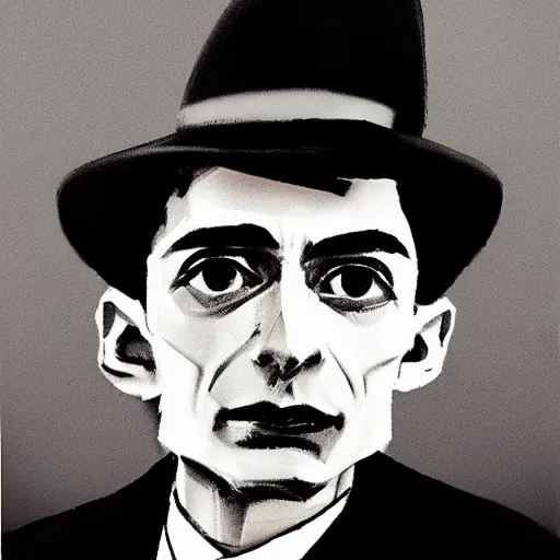 Prompt: Franz Kafka by Jason Shawn Alexander