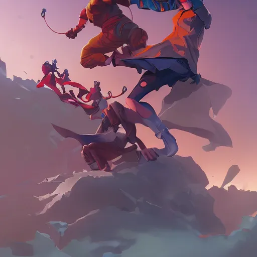 Image similar to hero world reboot 1 9 9 4, behance hd by jesper ejsing, by rhads, makoto shinkai and lois van baarle, ilya kuvshinov, rossdraws global illumination