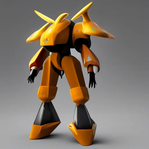 Image similar to pokemon mecha, mecha suit, futuristic, octane render