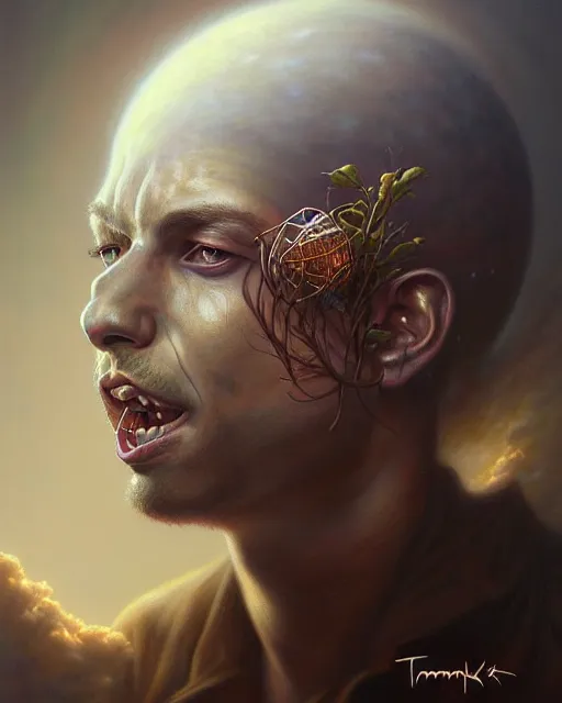 Image similar to a detailed portrait of dreampunk young man by tomasz alen kopera and peter mohrbacher