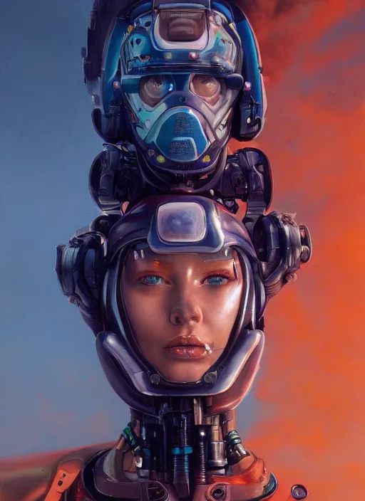 Prompt: symmetry!!! closeup portrait of a cyborg racer girl, fashion racing jumpsuit, shoulder pads, in clouds, cinematic light, windy, teal orange, volumetric smoke simulation! by gerald brom, by mikhail vrubel, by peter elson, muted colors, extreme detail, trending on artstation, 8 k