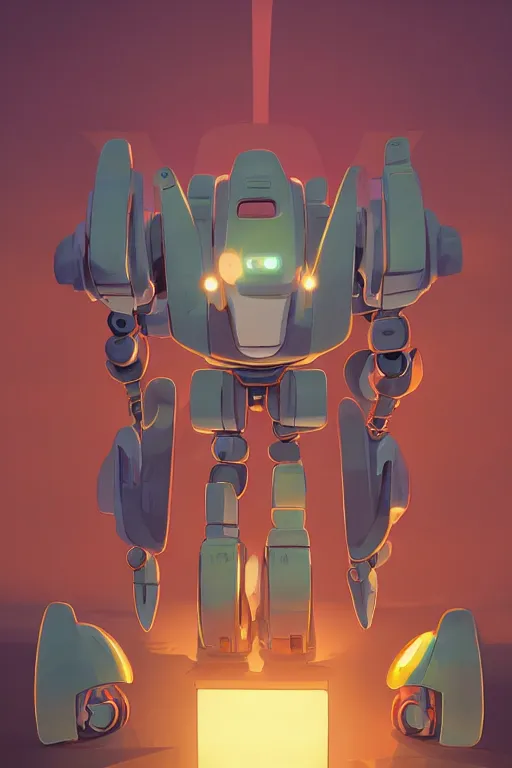 Image similar to metabots medabots medarotto medarot robot minimalist comics, behance hd by jesper ejsing, by rhads, makoto shinkai and lois van baarle, ilya kuvshinov, rossdraws global illumination ray tracing hdr radiating a glowing aura