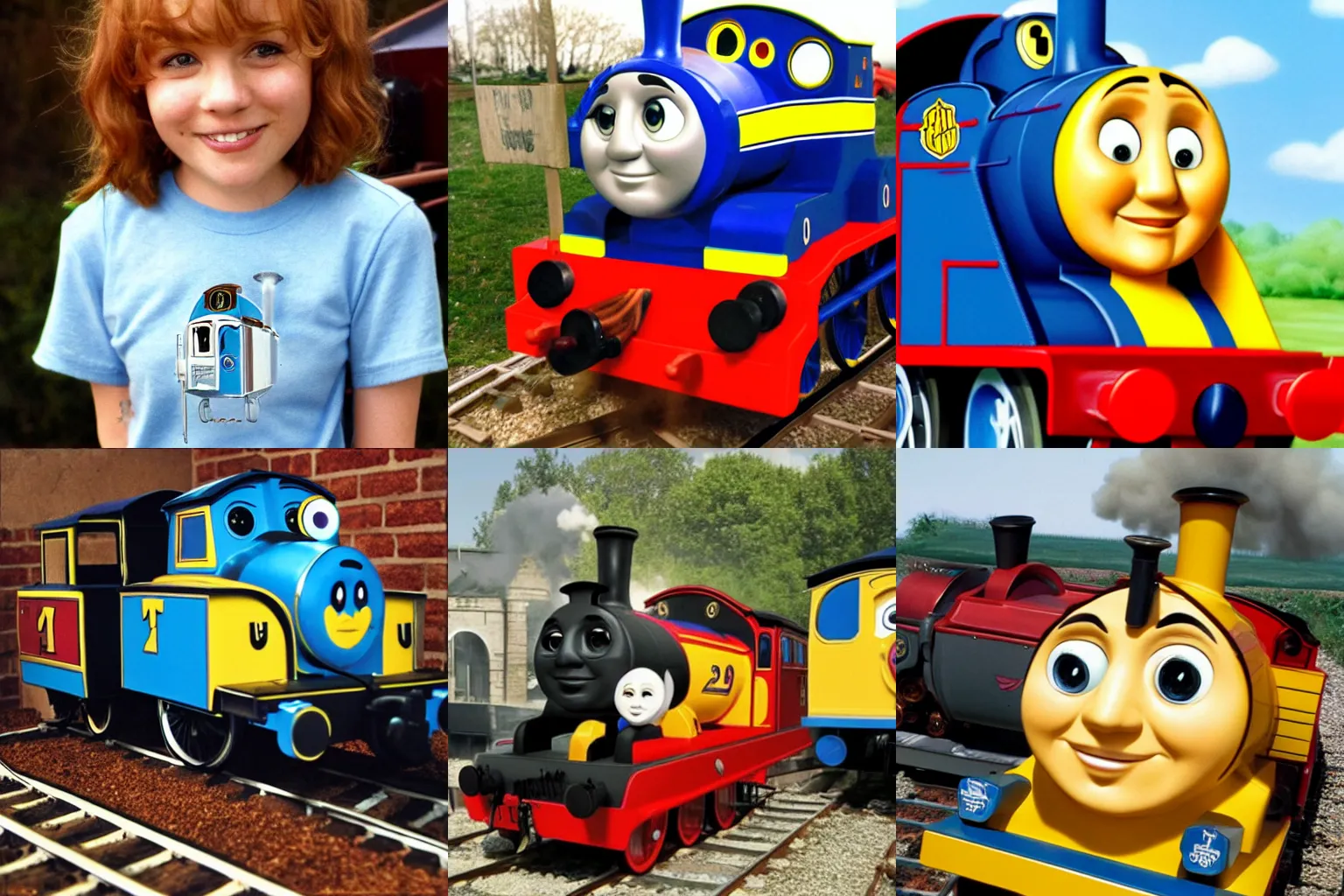 Prompt: Hermione as thomas the tank engine. Choo Choo!