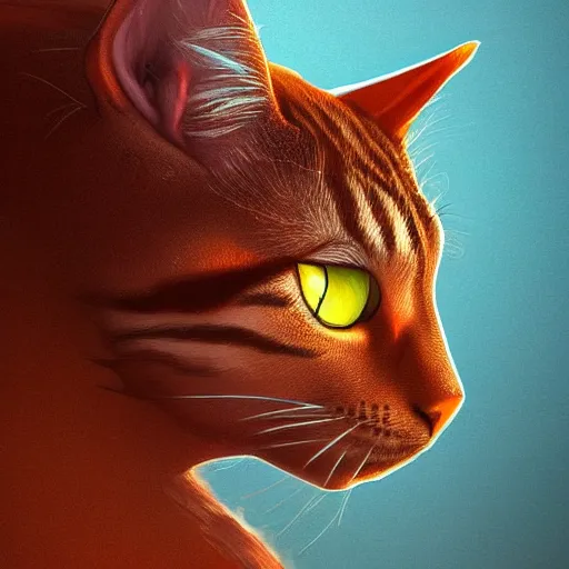 Image similar to a portrait of a cat wearing an armor, riding on a prancing horse, golden hour, illustration, digital art, trending on artstation