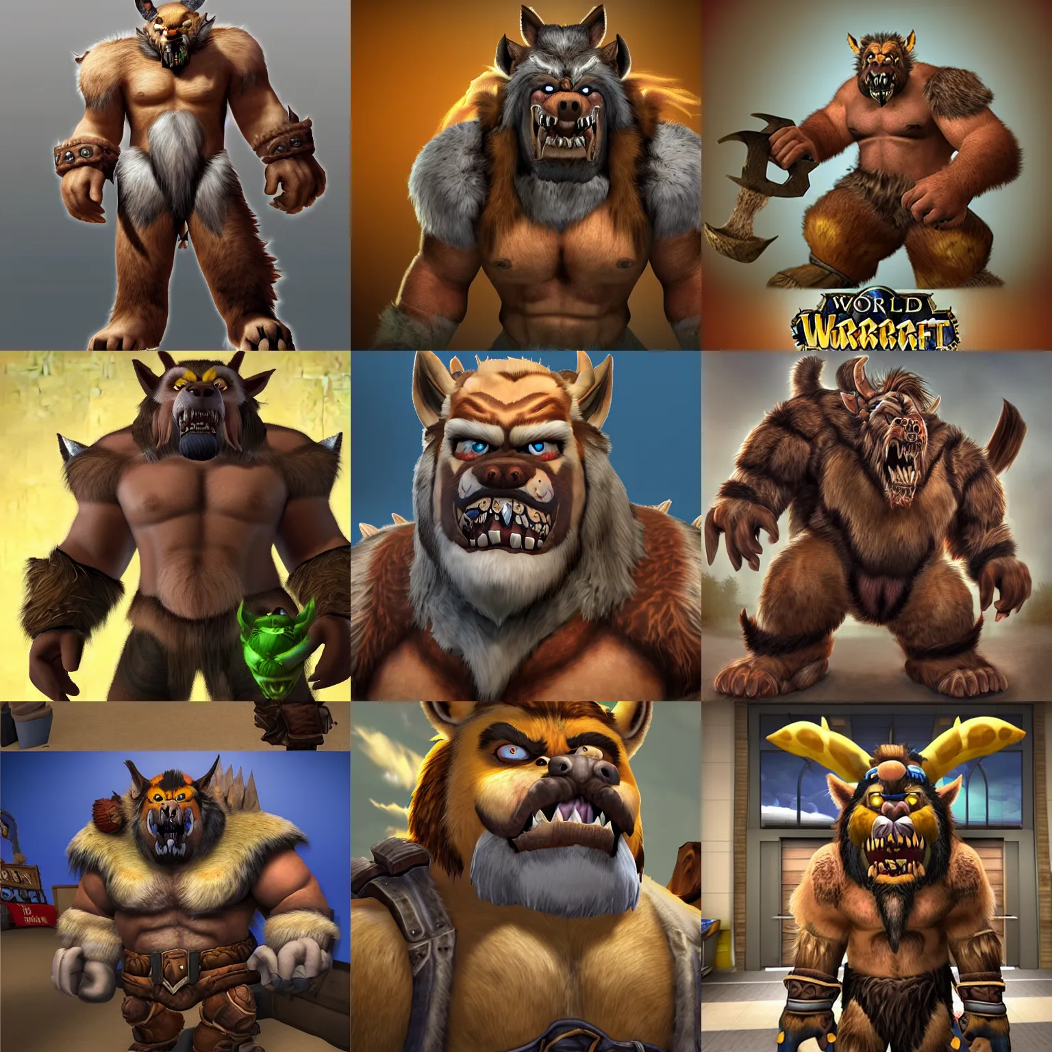 Prompt: hogger from world of warcraft as a walmart greeter, realistic, cinematic