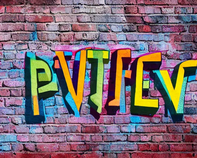 Prompt: 4 k hd, high resolution photograph of graffiti letters on a highway wall, full colour, shot with sigma f / 4. 2, 2 5 0 mm sharp lens, wide shot, high level texture render