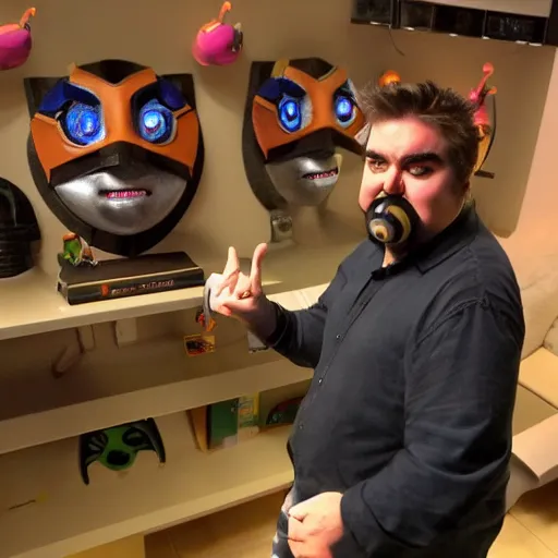 Jeff Gerstmann Admires His Copy Of Majora's Mask | Stable Diffusion ...