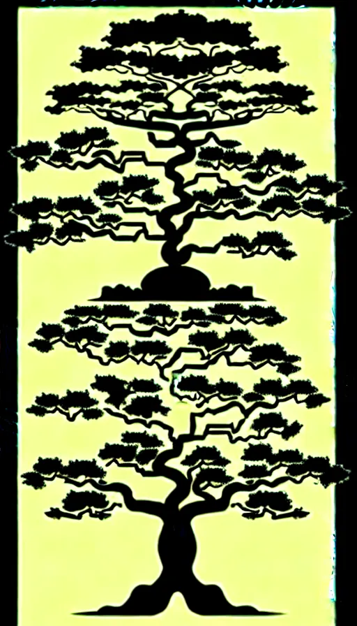 Image similar to the tree of the cosmic dynasty. pedigree