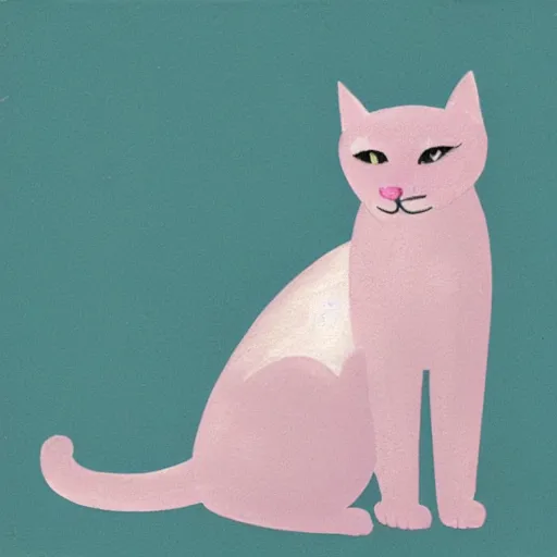 Image similar to pale pink cat