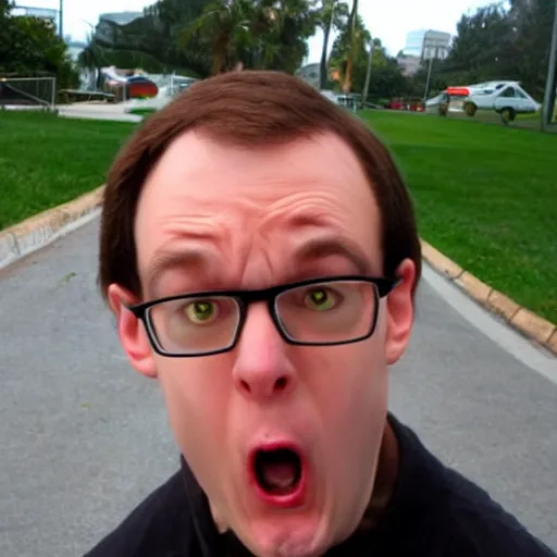 Prompt: angry video game nerd