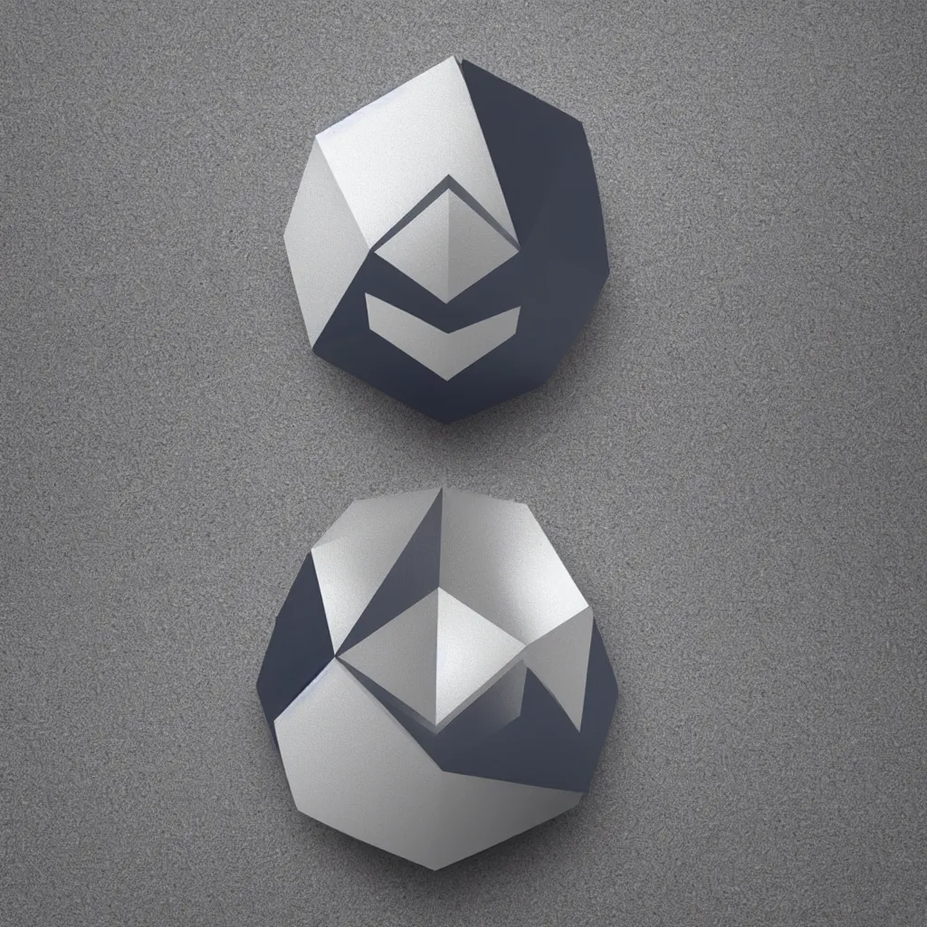 Prompt: ethereum logo in a ball