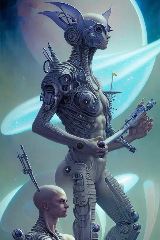 Image similar to gemini fantasy character portrait, ultra realistic, wide angle, intricate details, blade runner artifacts, highly detailed by peter mohrbacher, wayne barlowe, boris vallejo, hajime sorayama aaron horkey, gaston bussiere, craig mullins