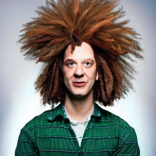 Image similar to stunning award winning hyperrealistic hdr 8 k highly detailed portrait photo of sideshow bob as a real human