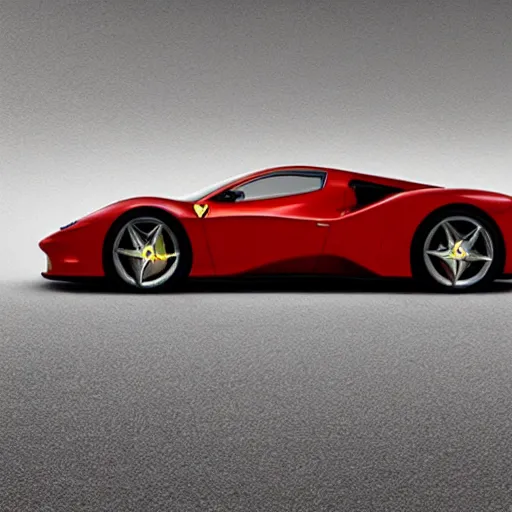 Image similar to Ferrari designed by Gige.