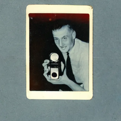 Image similar to 1 9 5 0 s polaroid picture of mr mine