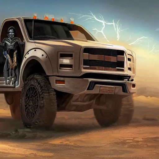 Image similar to velociraptor as a truck in the style of star wars, futuristic dramatic lighting, intricate photorealistic detail, many exotic high end features