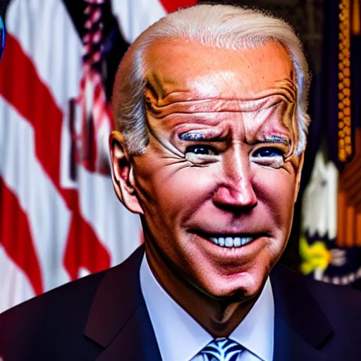 Image similar to joe biden as a robot