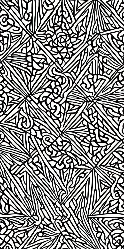 Image similar to highly detailed beautiful black and white geometric pattern, by escher, straight lines, hexagon, pentagon, triangle, sacred geometry, sharp angles, symmetry, sharp focus, high contrast, harmony, technical draw
