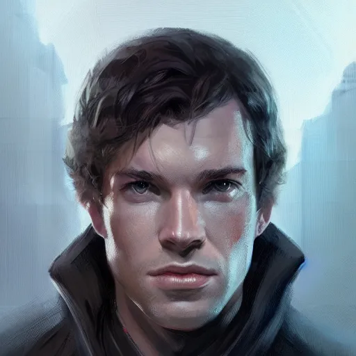 Image similar to portrait of a man by Greg Rutkowski, Anakin Solo from the Star Wars Expanded Universe, highly detailed portrait, digital painting, artstation, concept art, smooth, sharp foccus ilustration, Artstation HQ