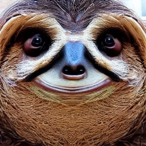 Image similar to creepy sloth