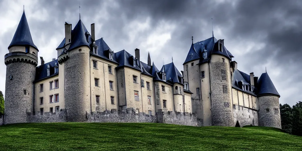 Image similar to an amazing award winning photo of the castle in Rennes-le-Chateau, very detailed and sharp, 4k hdr, cinematic masterpiece